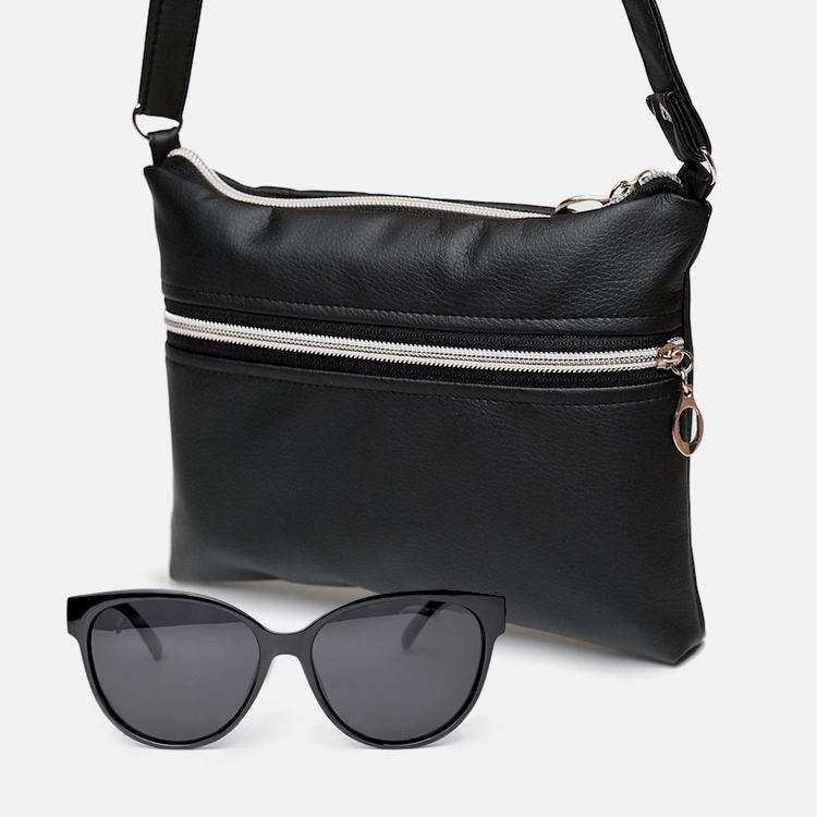 Женская сумка через плечо ND012 + Брендові сонцезахисні окуляри CR001