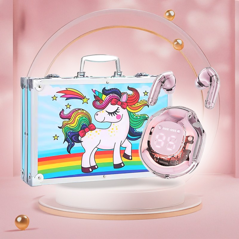 Набор для творчества Единорог 145 предметов + Беспроводные наушники Ultrapods Pink