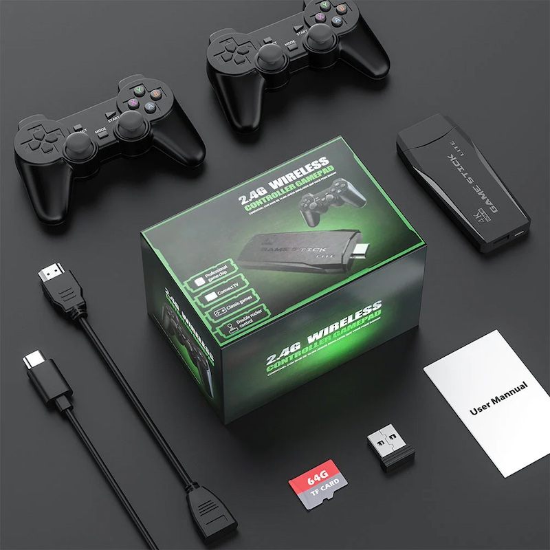 Игровая консоль Game M8 Stick Lite 64 GB TB приставка геймстик