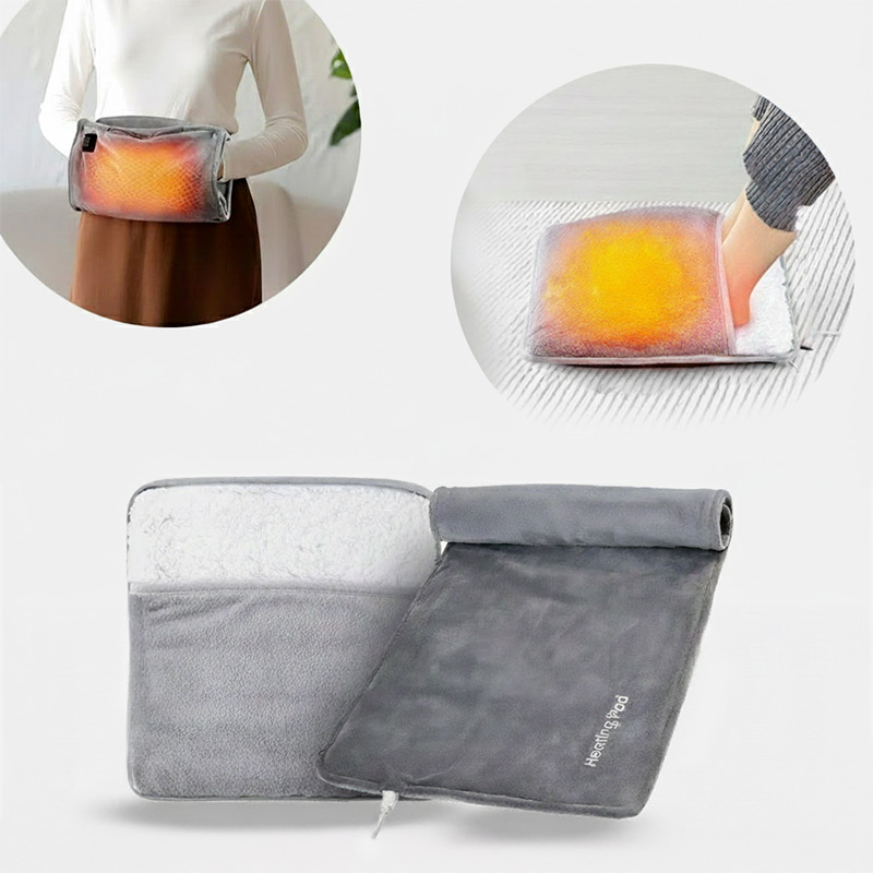 Электрическая USB-грелка для рук + Мягкий коврик-грелка для ног с подогревом USB