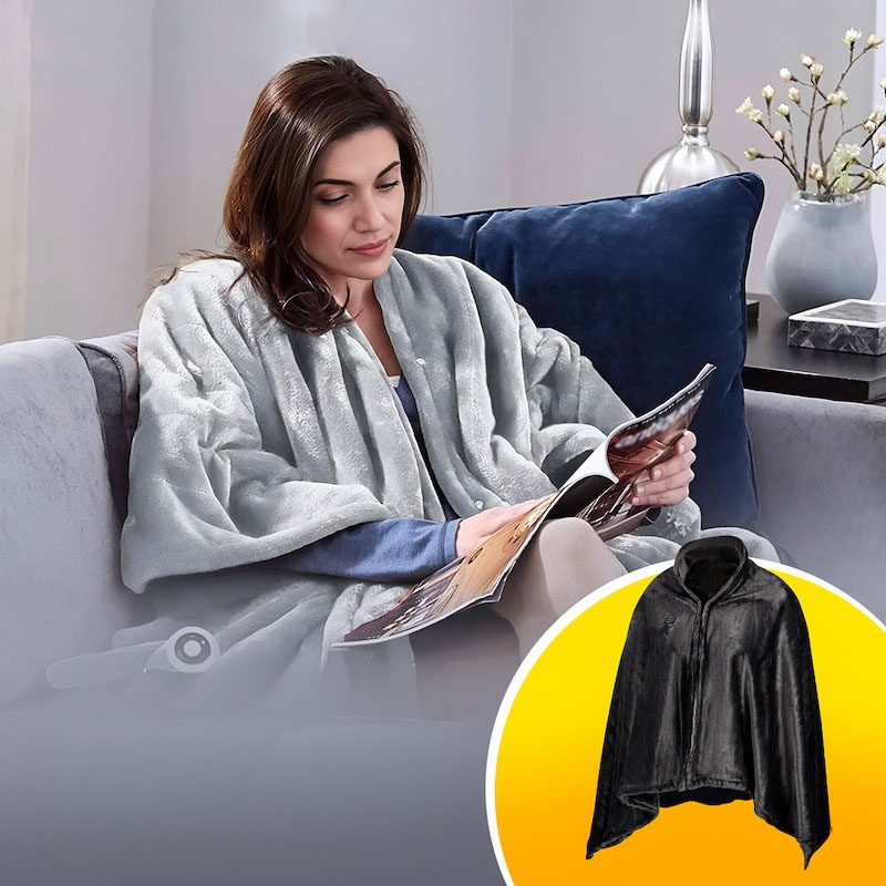 Халат с регулируемым подогревом от повербанка